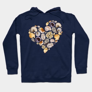 Maldivian shell collection Hoodie